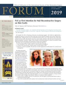 forum hair transplant international 2019